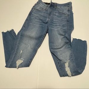 Size 26 LuLaRoe Distressed Ankle Skinny Jeans